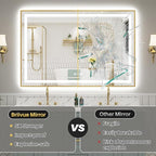 55x30 Inch LED Bathroom Mirror - Image 8
