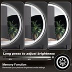 DUMOS 30 Inch Round LED Bathroom Mirror - Image 7