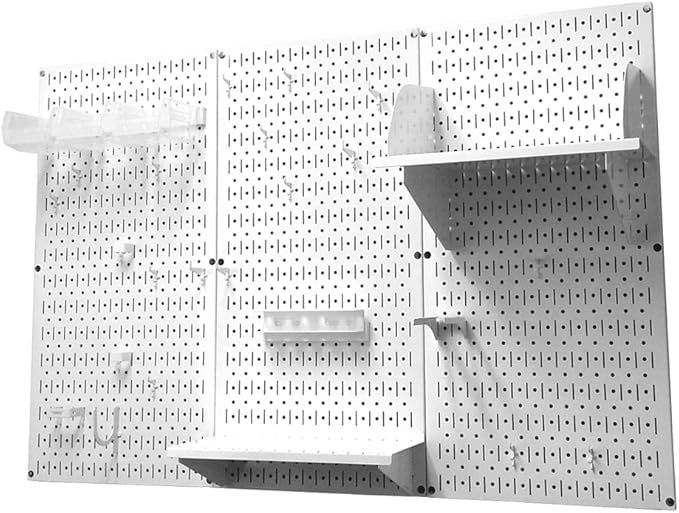 Wall Control Pegboard Organizer 4 ft. Metal Pegboard Standard Tool Storage Kit - Image 3