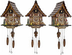 Cuckoo Clock for Wall Art: 12 Melodies, Volume Control, Night Mode, Germany - Image 2