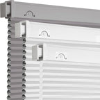 Grandekor No Drill No Tools Cordless Cellular Shades, 45.5" W x 64" H, Light by Grandekor
