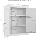 Crosley Furniture Savannah Wall Mounted Bathroom Storage Medicine Cabinet - Image 2