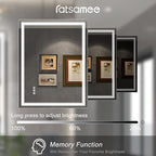 Ratsamee 30x36 Inch Led Mirror for Bathroom - Image 5