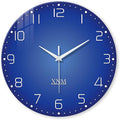 XNM Modern Minimalist Glass Wall Clocks Battery Operated 24 Inch Large Simple by XNMwallclock