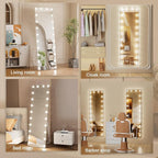 Kosmonia 64x22 Hollywood Full Length Mirror - Image 6