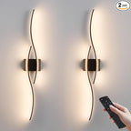 KARTOOSH Battery Operated Wall Sconces Set of Two by KARTOOSH
