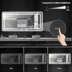 LOAAO 72X32 LED Bathroom Mirror - Image 4
