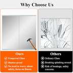 Ruomeng Home Gym Mirror, Large Frameless Body Mirror Tempered Glass - Image 5