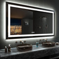 LOAAO 72”X40“ RGB LED Bathroom Mirror by LOAAO