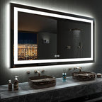 LOAAO 60”X36“ RGB LED Bathroom Mirror by LOAAO