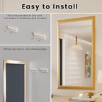 Amorho 50x36 Inch Bathroom Mirror, Wall-Mounted Mirrors Perfect - Image 7