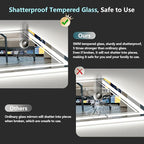 32x36 LED Bathroom Mirror with Lights, Backlit and Front Lit, Anti-Fog Lighted - Image 7