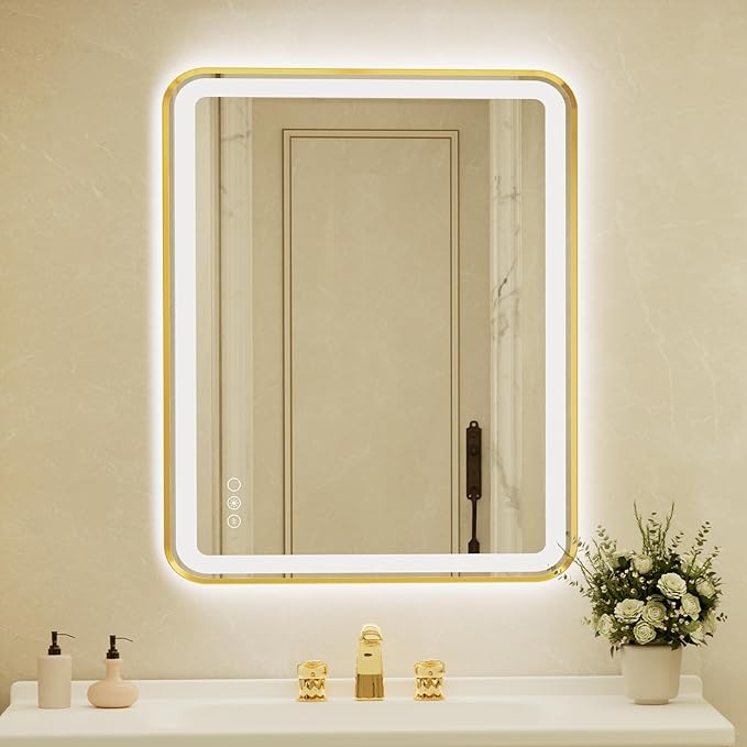 28x40 Inch LED Bathroom Mirror by Unknown