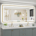 84x40 Inch LED Bathroom Mirror by Briivuemodernmirrors