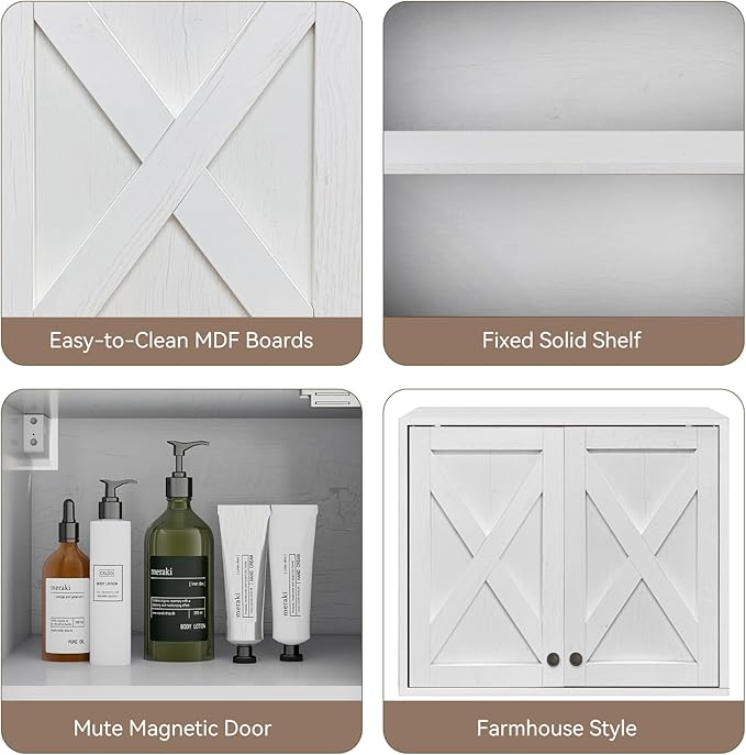 YOURLITE Laundry Cabinet, Medicine Cabinet, Bathroom Kitchen Storage Wall - Image 6