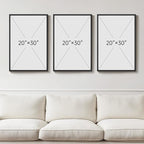 Large Framed Colorful Abstract Wall Art - Image 3
