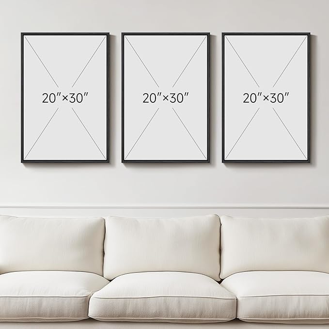 Large Framed Colorful Abstract Wall Art - Image 3