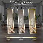 Koonmi LED Full Length Mirror, Lighted Floor Mirrors - Image 6