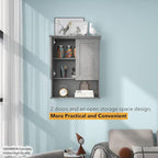 VANIRROR Bathroom Wall Cabinet Over Toilet Storage Cabinets 25x30 in Above - Image 8