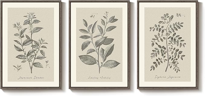 Large Framed Botanical Wall Art - Image 9