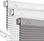 Grandekor No Drill No Tools Cordless Cellular Shades, UV Protection Privacy No by Grandekor