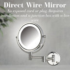 JERDON Wall-Mounted Vanity Mirror - Image 2