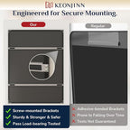 Keonjinn 55 x 30 Inch Black Bathroom Mirrors - Image 8