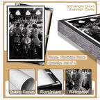 Vintage Black and White Posters Trendy Women Drink Cocktail Wall Art Funky - Image 7
