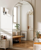 GLSLAND-34 x76 Arched Full Length Mirror-Oversize Floor Mirror Aluminum Alloy - Image 8