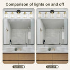 Crystal Bathroom Light Fixtures, Bathroom Lighting Fixtures Over Mirror - Image 7