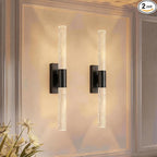 camuucci Battery Operated Wall Sconces Set of 2 Rechargeable Battery Powered by CAMUUCCIWALLSCONCES