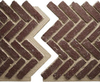 EverStone Herringbone Faux Brick Panel, 46 1/2"W x 25 1/4"H x 1"D, Old Town - Image 8