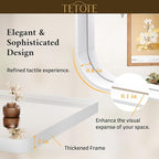 TETOTE 40 x 30 White Frame Mirror - Image 4