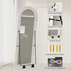 Koonmi LED Arched Full Length Mirror, Lighted Floor Mirrors - Image 6