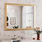 Amorho 40x32 Inch Bathroom Mirror, Wall-Mounted Mirrors Perfect by Amorho