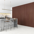 8-Pack WPC Wall Panels 108’’ x 6.1’’ 3D Slat Wall Panel Acoustic Wall Paneling - Image 4
