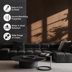 EVERECO 6 Pack Wood Slat Acoustic Wall Panels 92.5" × 7.87", 3D Sound Absorbing - Image 3