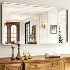 55"x 30" Silver Bathroom Mirror - Image 2