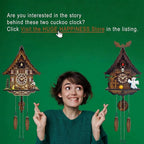 Cuckoo Clock for Wall Art: 12 Melodies, Volume Control, Night Mode, Germany - Image 6