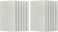 3D Faux Stone Wall Panels, Lightweight & Waterproof Accent Marble Flowing Stone by Gahowlen