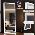 71"x26" LED Full Length Mirror – Standing Floor Mirror - Image 3