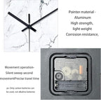 Extra Large Marble Decorative Wall Clocks Battery Operated 24 Inch Modern - Image 7