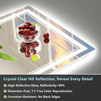 32x36 LED Bathroom Mirror with Lights, Backlit and Front Lit, Anti-Fog Lighted - Image 8