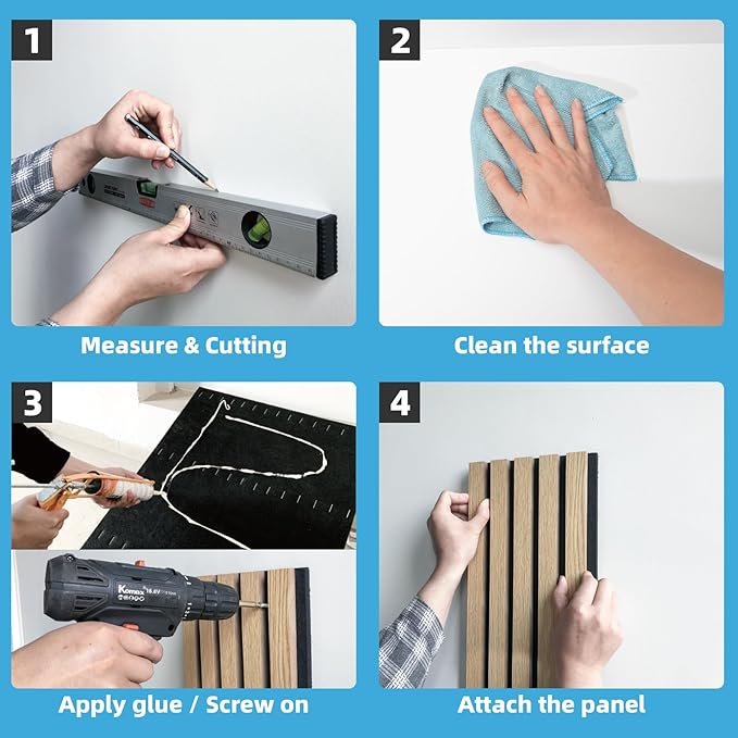 Art3d Acoustic Wood Slat Wall Panel - Image 8