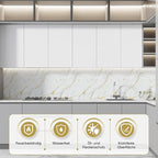 IZODEKOR Marble-Look Wall Panels – Set of 4, 47.24 × 23.62 inches – Alternative - Image 4