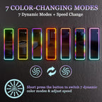 Koonmi LED Full Length Mirror, RGB Color Changing Lights, 7 Dynamic Modes - Image 4