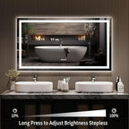 GarveeHome 50x28 LED Bathroom Mirror - Image 5