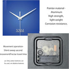XNM Modern Minimalist Glass Wall Clocks Battery Operated 24 Inch Large Simple - Image 7