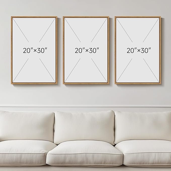 Framed Vintage William Morris Canvas Wall Art Set of 3, Nature Rustic Botanical - Image 8