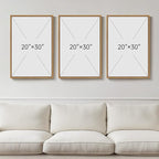 Framed Vintage William Morris Canvas Wall Art Set of 3, Nature Rustic Botanical - Image 8